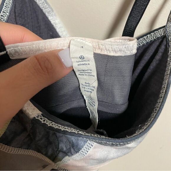Lululemon | Citron Tinted Canvas Full Eagle Tank Size 4 - Picture 4 of 6